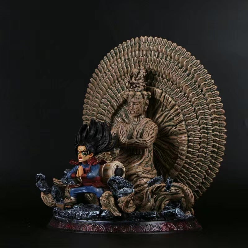 Naruto Hashirama Senju Gk Thousand Hands Buddha Doll Statue Boxed Hand-Made H175