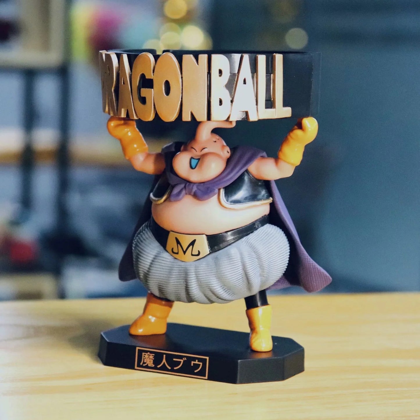 Dragon Ball Cute Majin Boo Fat Buou Ashtray Boxed Car Decoration Anime Garage Kits