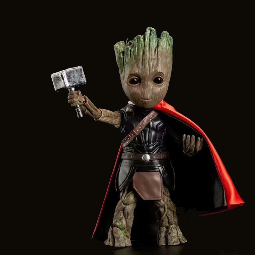Little Tree Man Cos the Wolverine Winter Soldier Deadpool Us Team Thor Movable Hand Office