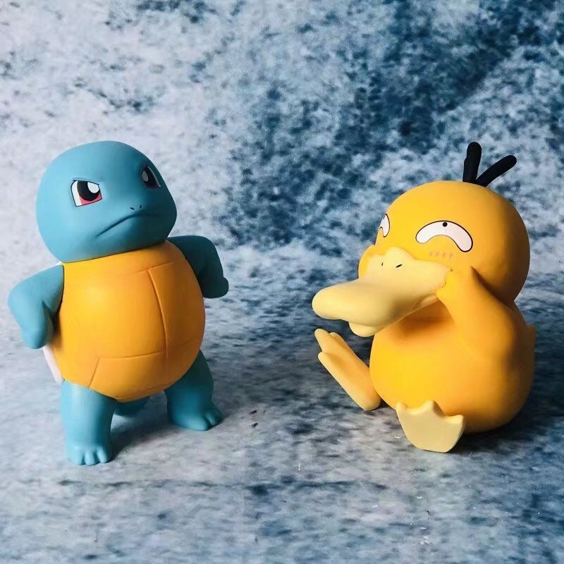 Pet Elf Pokemon Proud Squirtle Funny Psyduck Cute Doll Hand Office