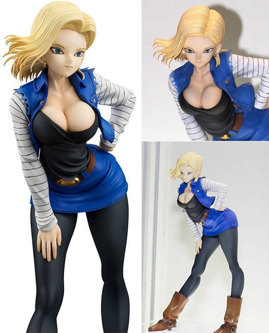 Dragon Ball Mh Girl Series Artificial Man No. 18 1 Generation Bending Hand-Made Model Doll