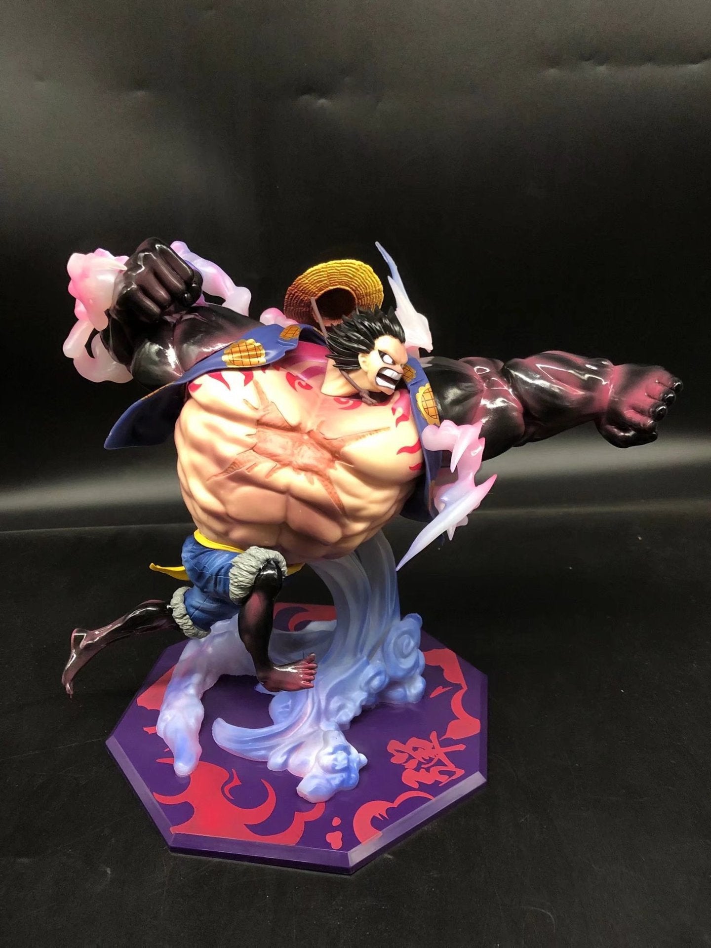 One Piece Pop Max One Piece Luffy Four-Gear Bouncing Man Scene Statue Hand-Made