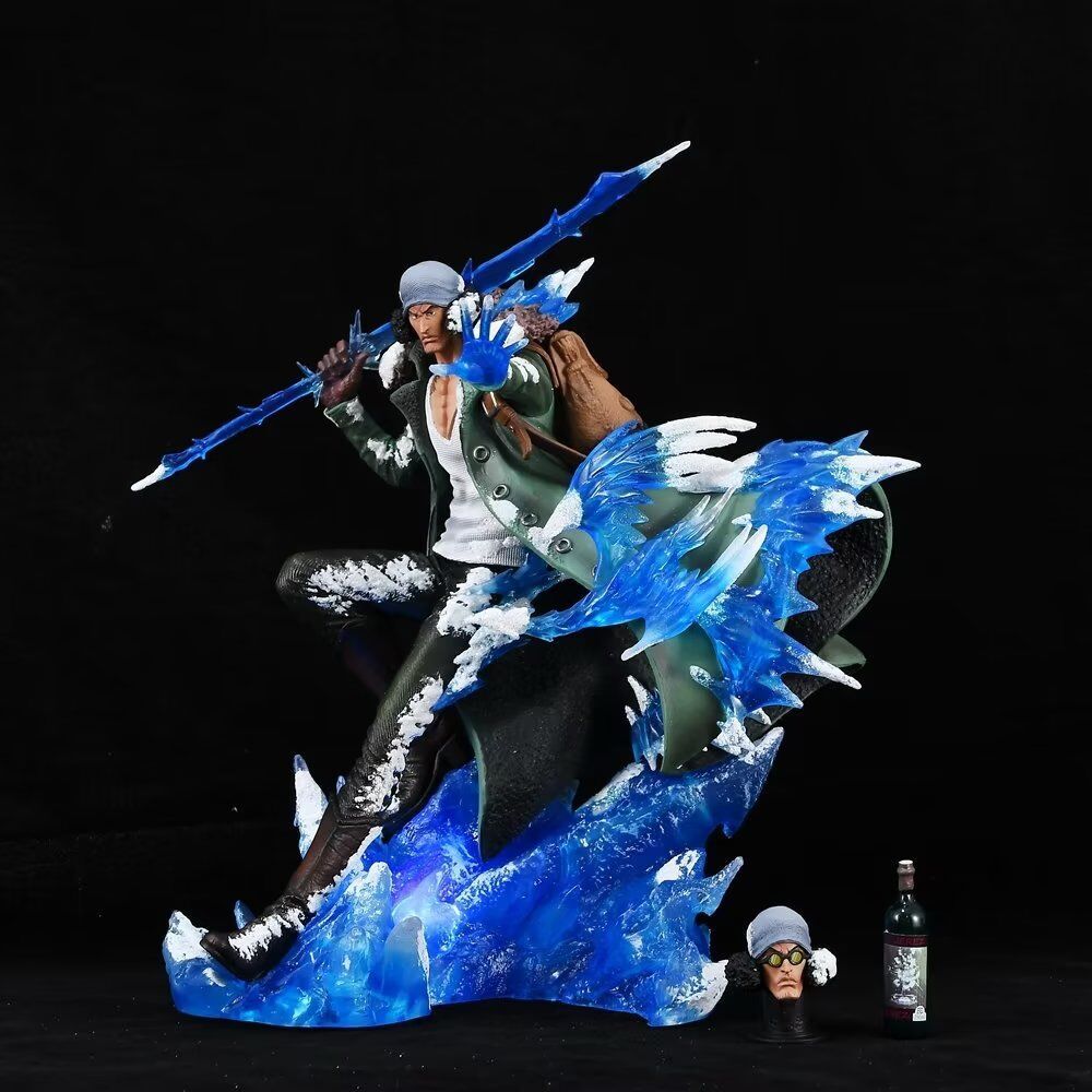One Piece Lx Max Series Rebel Blue Scene Statue Double-Headed Carving Luminous Hand Office