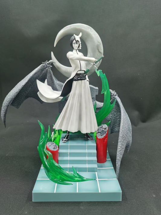 Gk Ten Blade Resonance Ulquiorra Luminous Statue Scene Model Anime Garage Kits