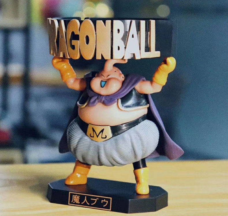 Dragon Ball Cute Majin Boo Fat Buou Ashtray Boxed Car Decoration Anime Garage Kits