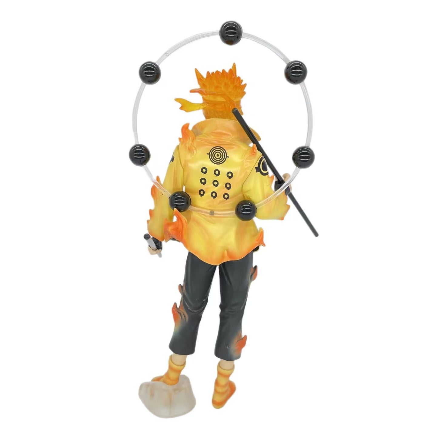 Naruto Mh Gem Wind Legend Vortex Naruto Six-Way Fairy Standing Posture Anime Garage Kits