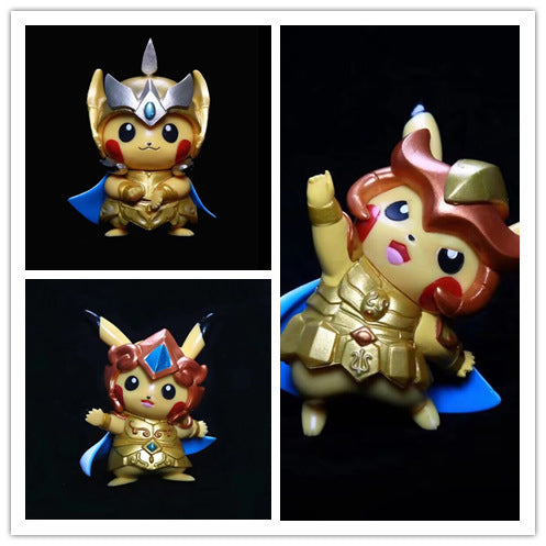Pokemon Saint Pickup Aries Scorpio Leo Gold Cloth Hand-Office Approval