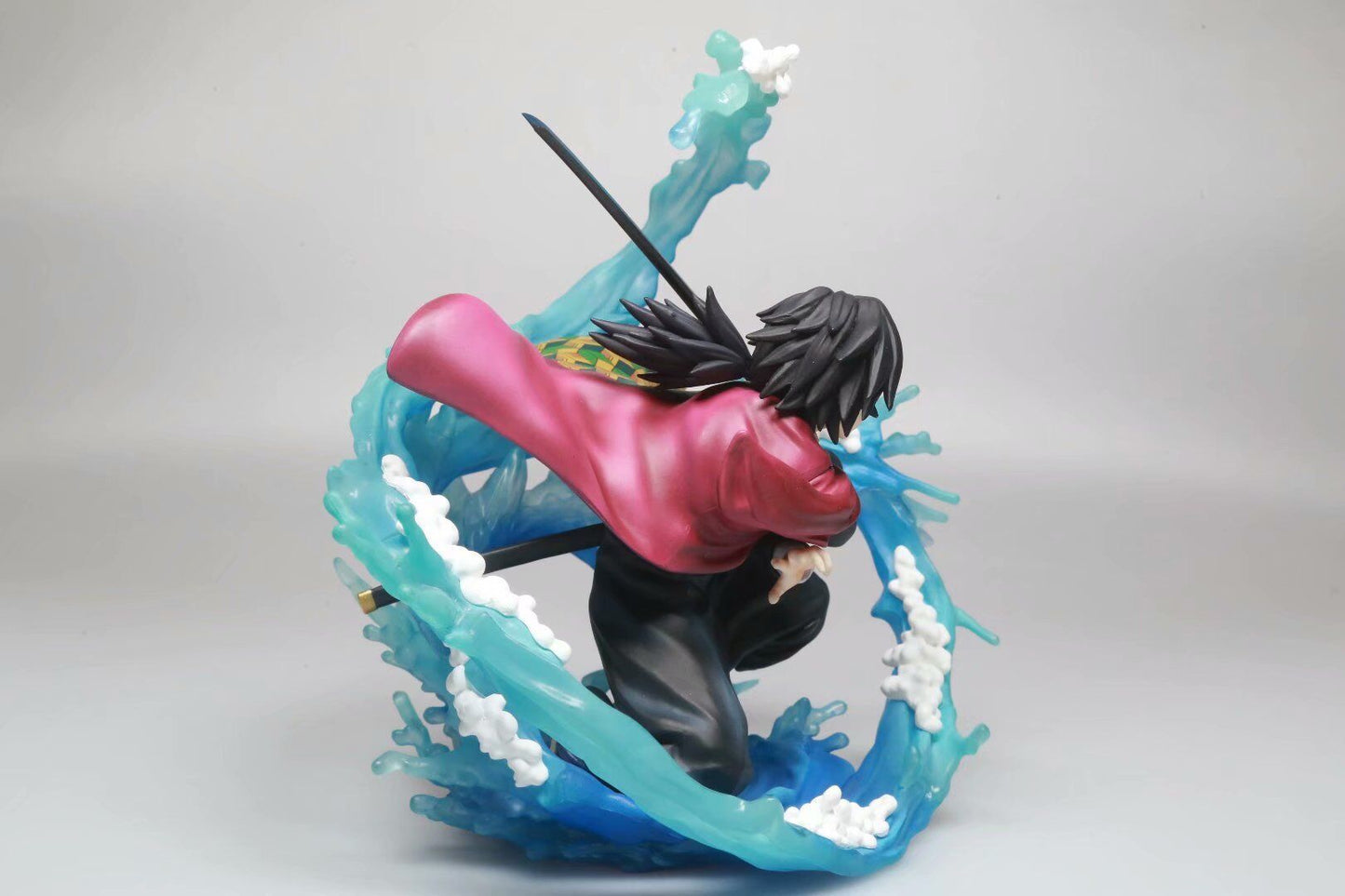 Kimetsu No Yaiba Zero Yiyong Water Breathing Water Column Special Effect Hand-Made Model