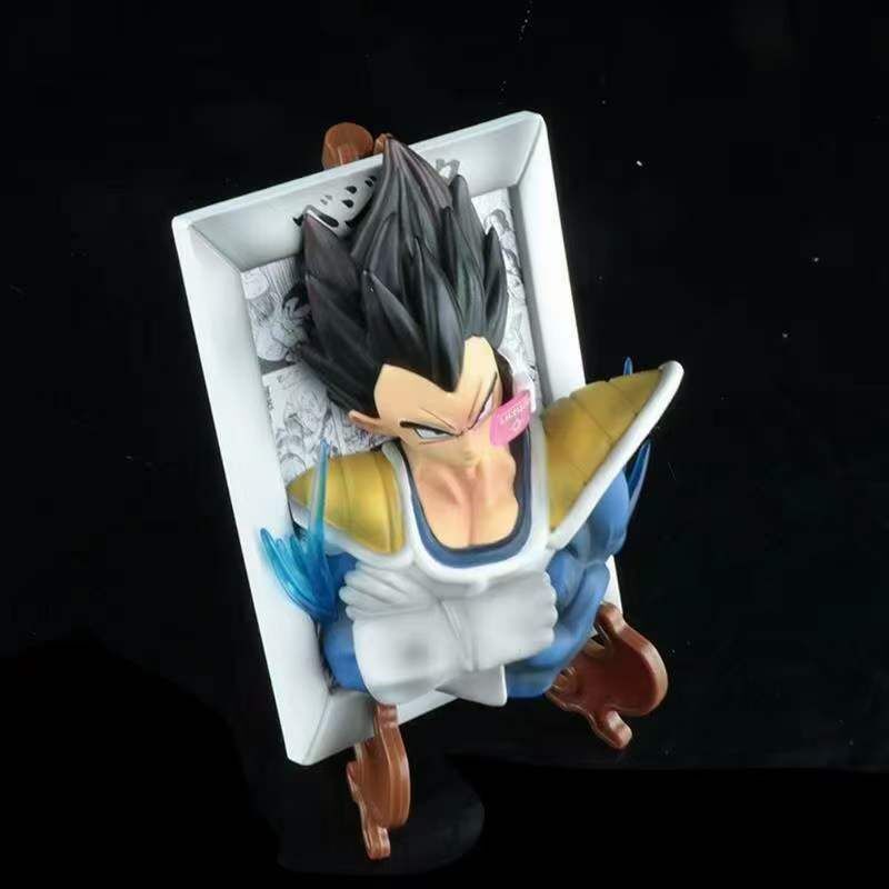 Dragon Ball Gk Photo Frame Wukong Vegeta Send Refridgerator Magnets Anime Hand-Made Ornaments