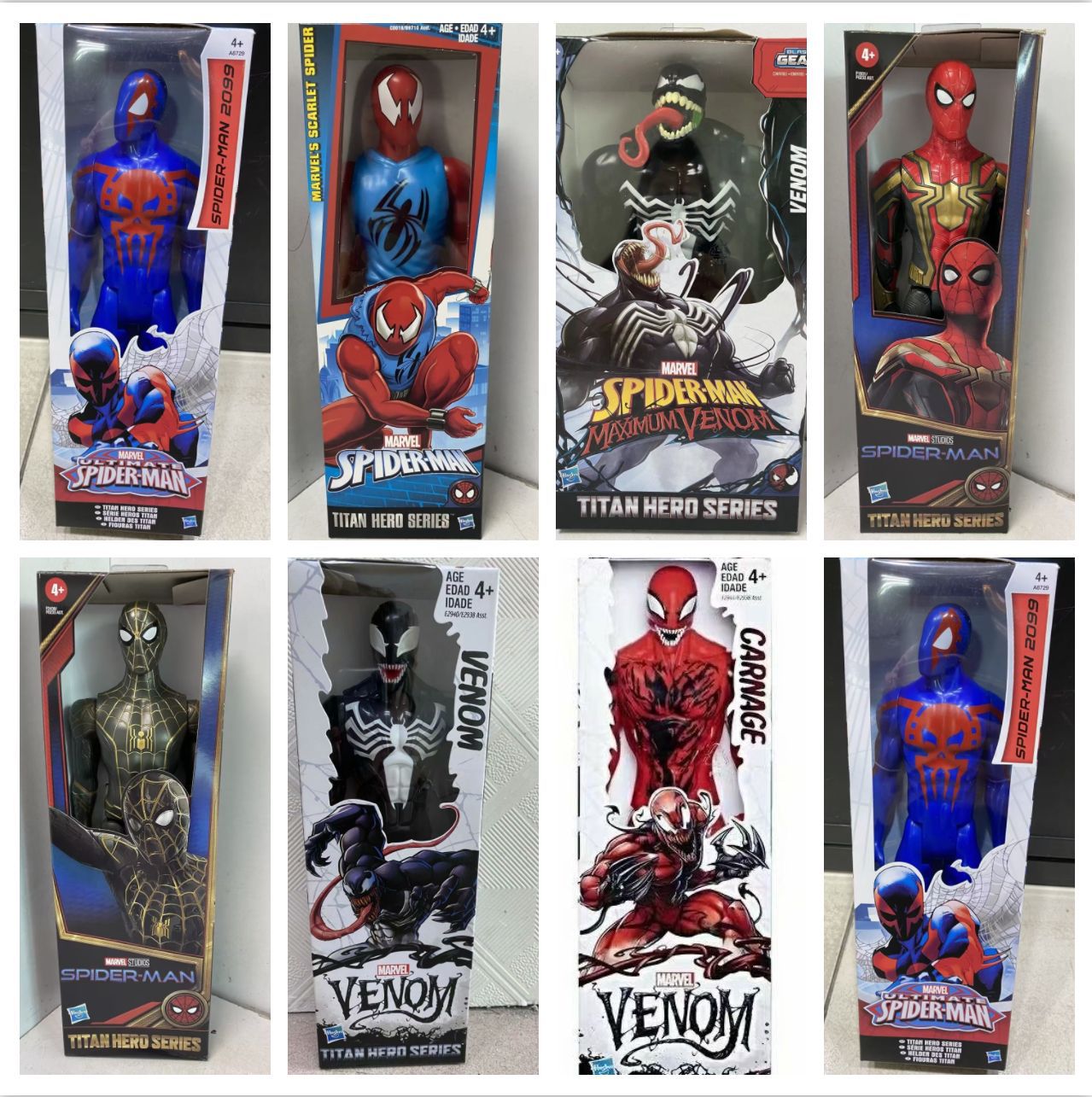 Avengers 12-Inch Spider-Man Transverse Universe Venom Massacre Action Figure Handmade Toy
